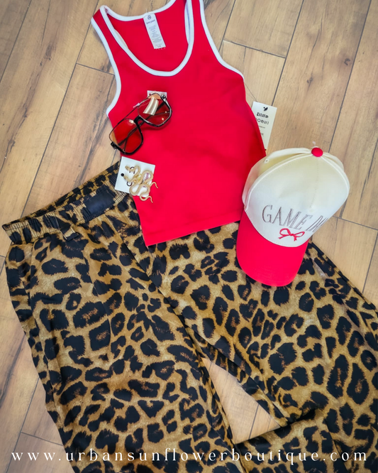 Free My Mind Cheetah Silk Pants