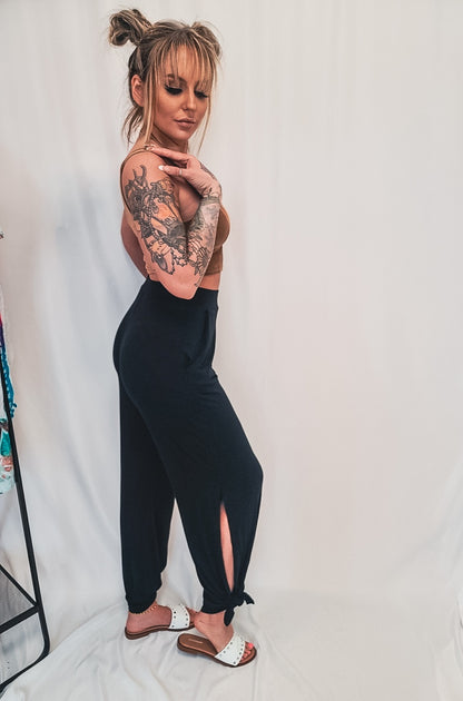 Curvy- Kiss at Midnight Slit Bottoms