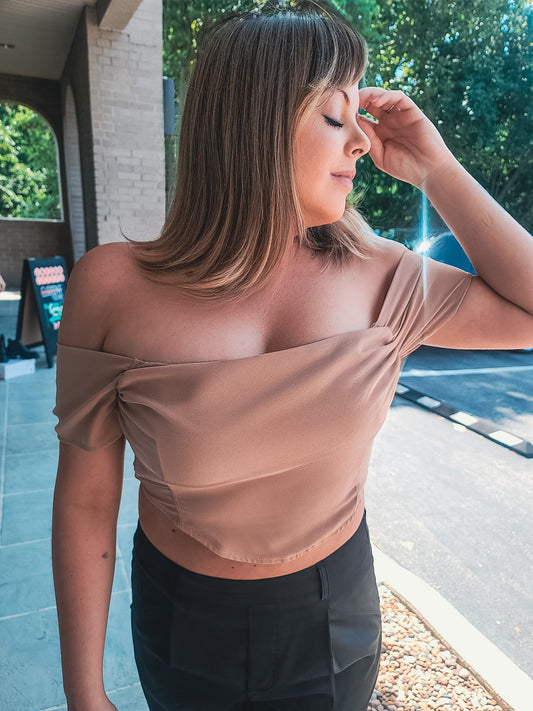 Perfect On Paper Off Shoulder Top