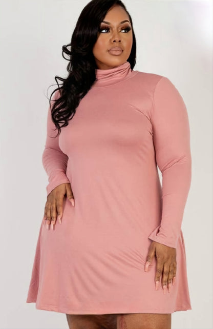 Curvy- Moving On Midi Dress