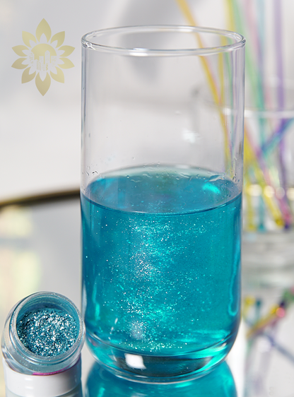 Mermaid Water Teal Drink Shimmer