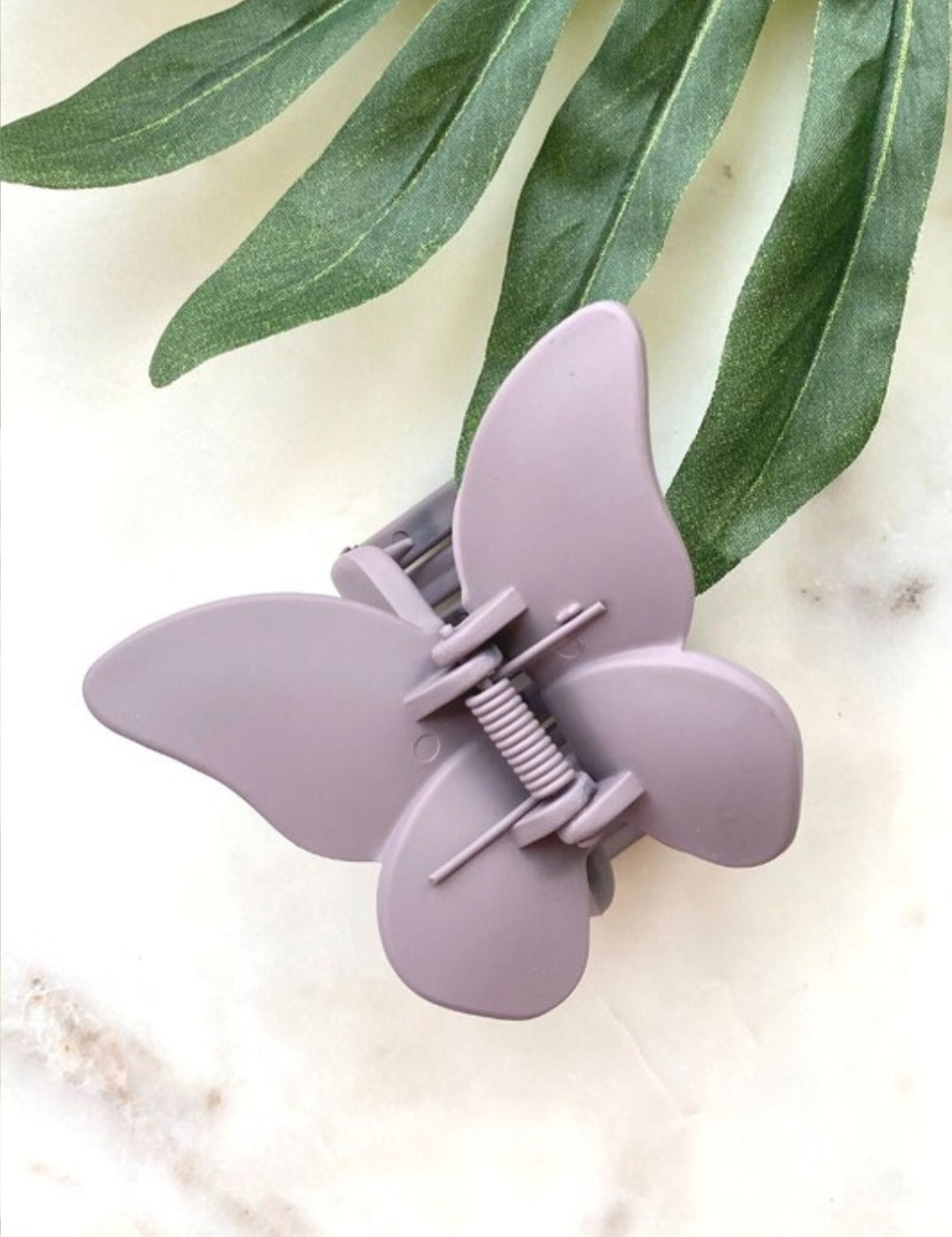 Matte Butterfly Claw Clips